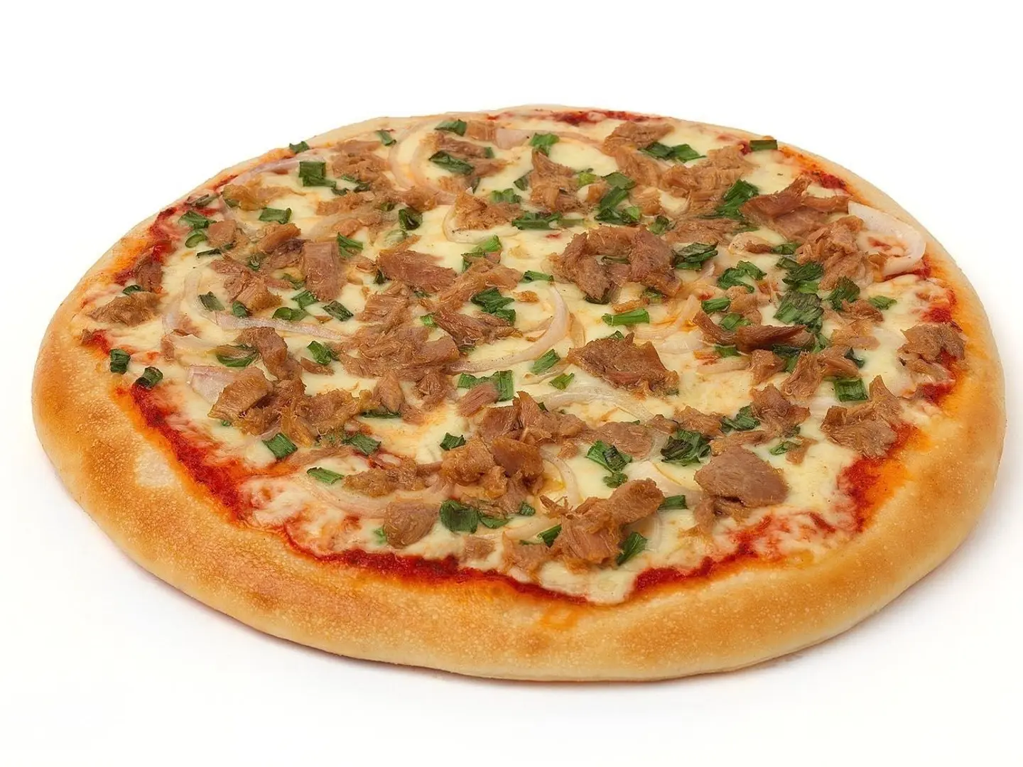 بيتزا بالتونه والخضار