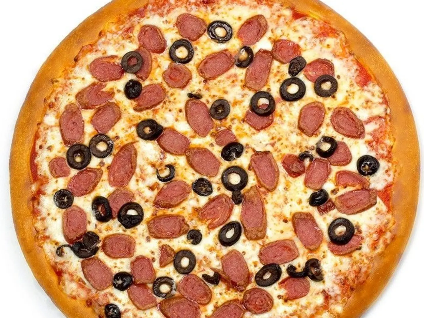 بيتزا بالنقانق