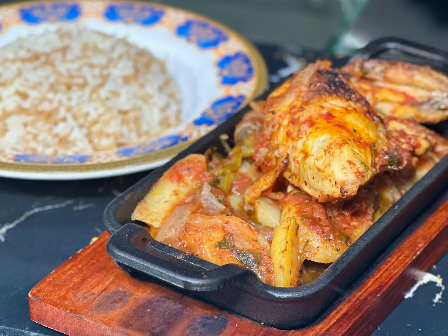 Chicken Roasted In The Oven With Potatoes