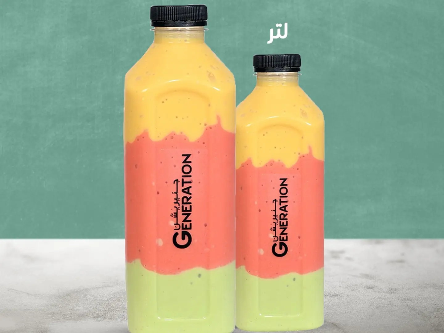 كوكتيل طبقات لتر