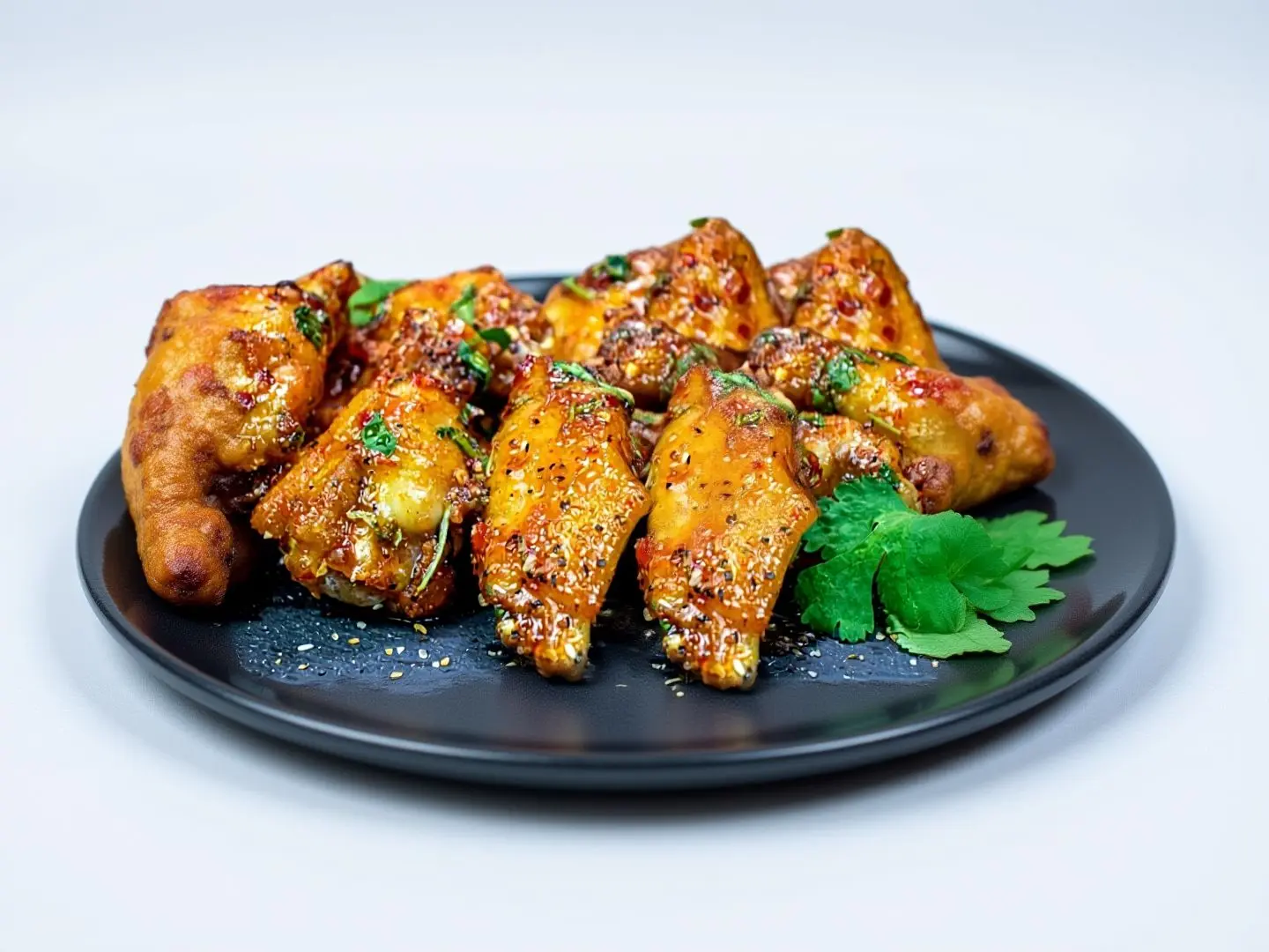 دجاج مع الشطة والثوم