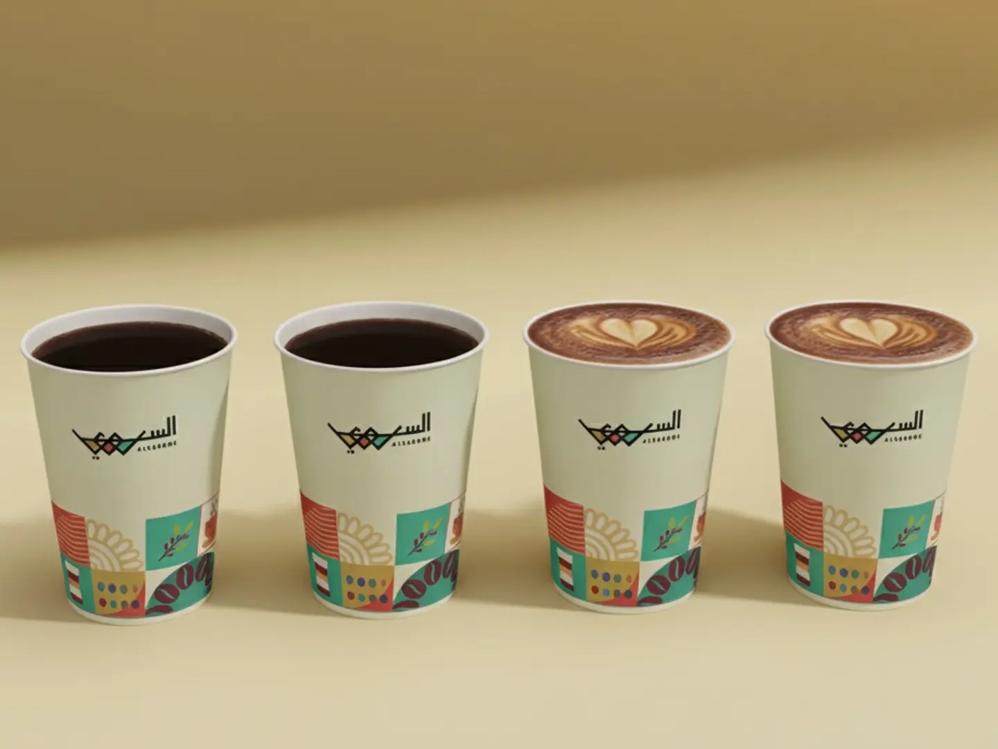 2 قهوة اليوم 2 لاتيه