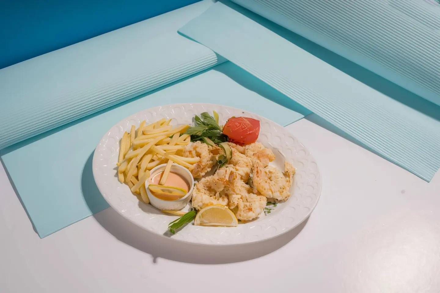 روبيان مقلي