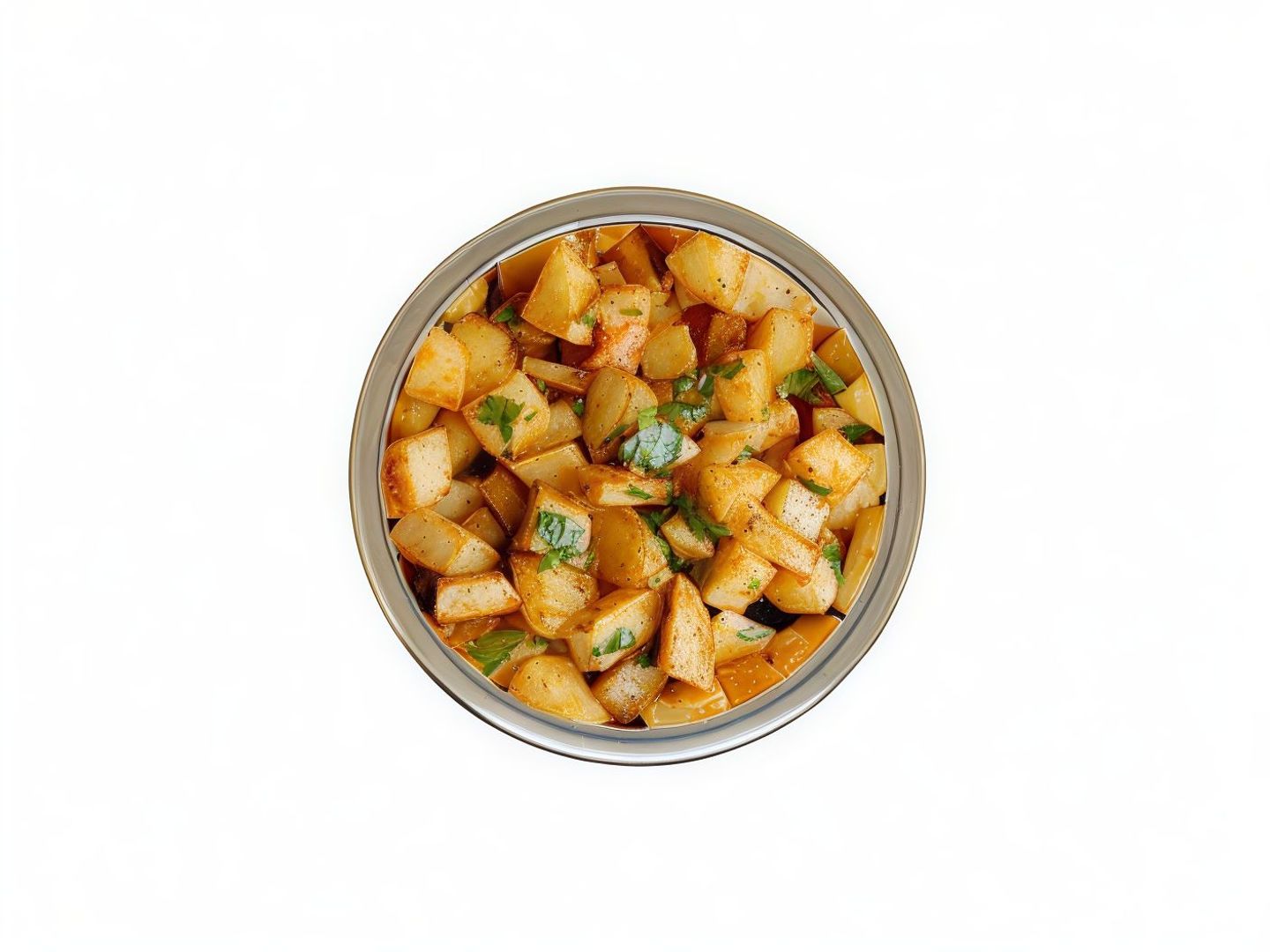 Indian Potato Plate