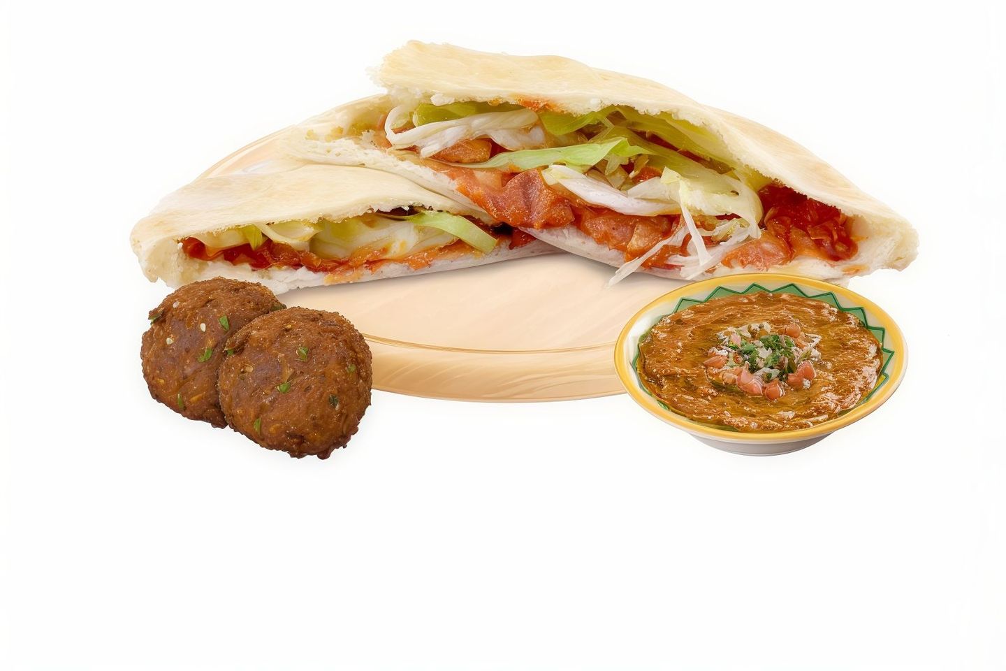Bean And Felafel Sand