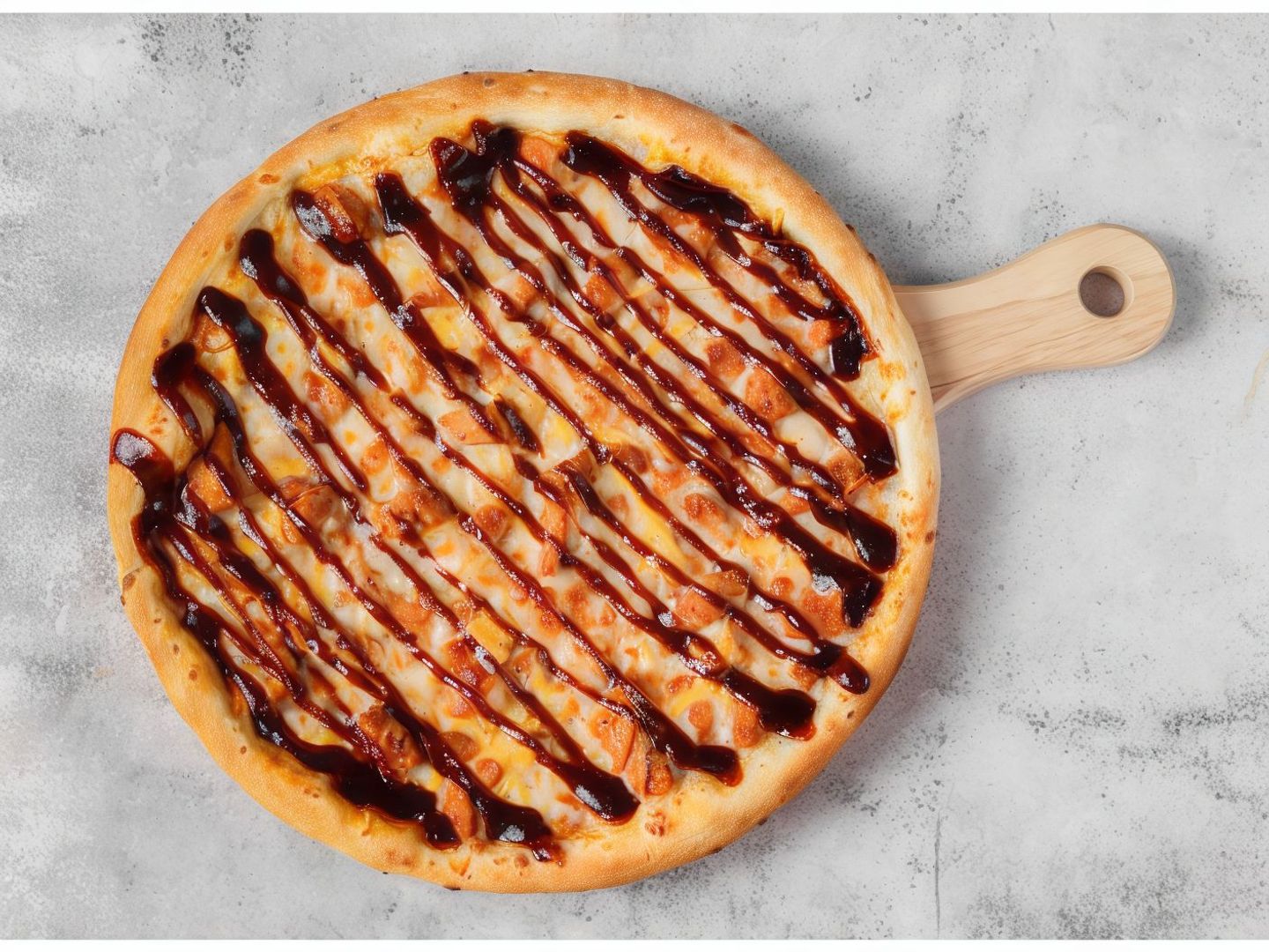 Barbecue Pizza Large Size