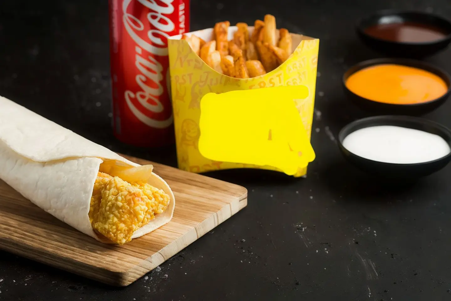 وجبة سندوتش مسحب دجاج حراق