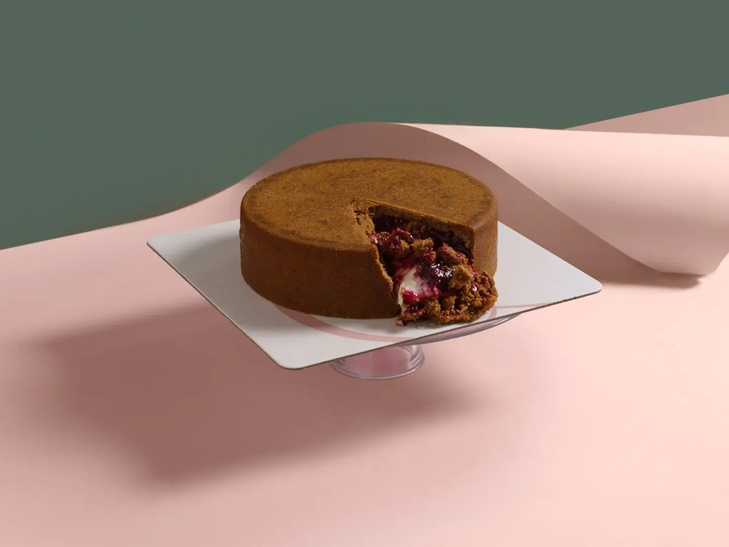 تشيز كيك بيريز المقلوبة