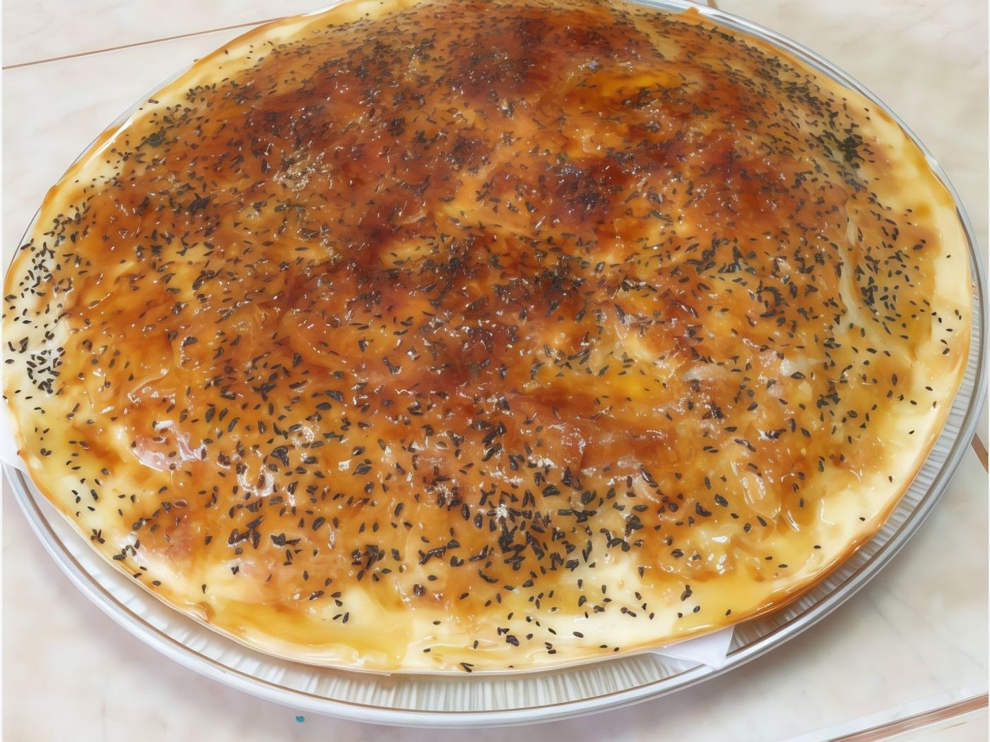 Bint Al Sahn With Honey