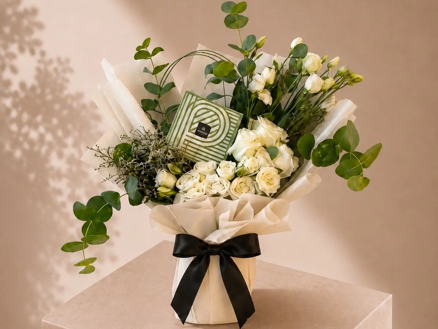 A Bouquet Of Roses With Patchi16