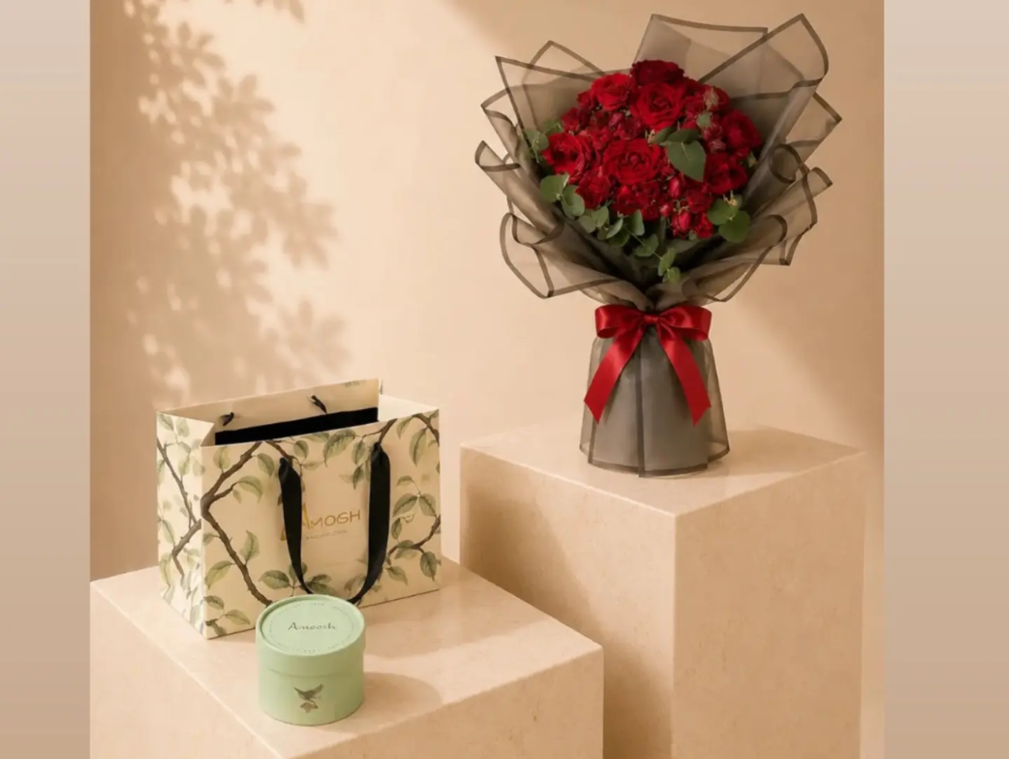 Rose Bouquet With Anosh Chocolate18