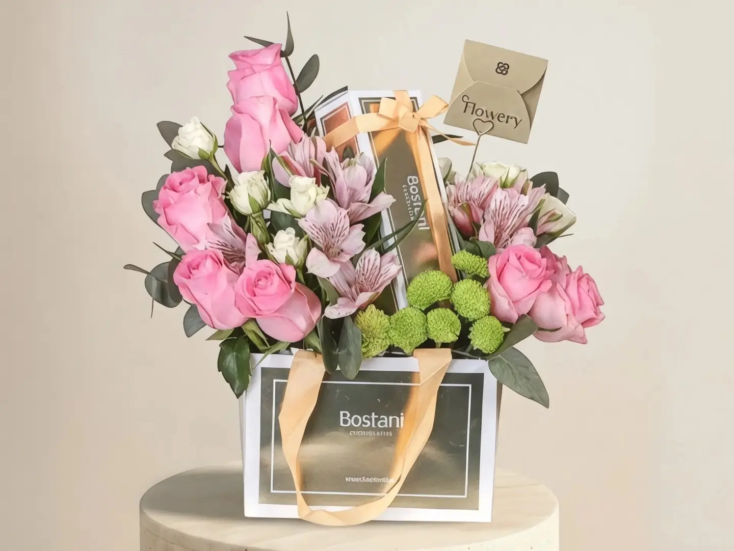 Chocolate Gardener With Flowers19