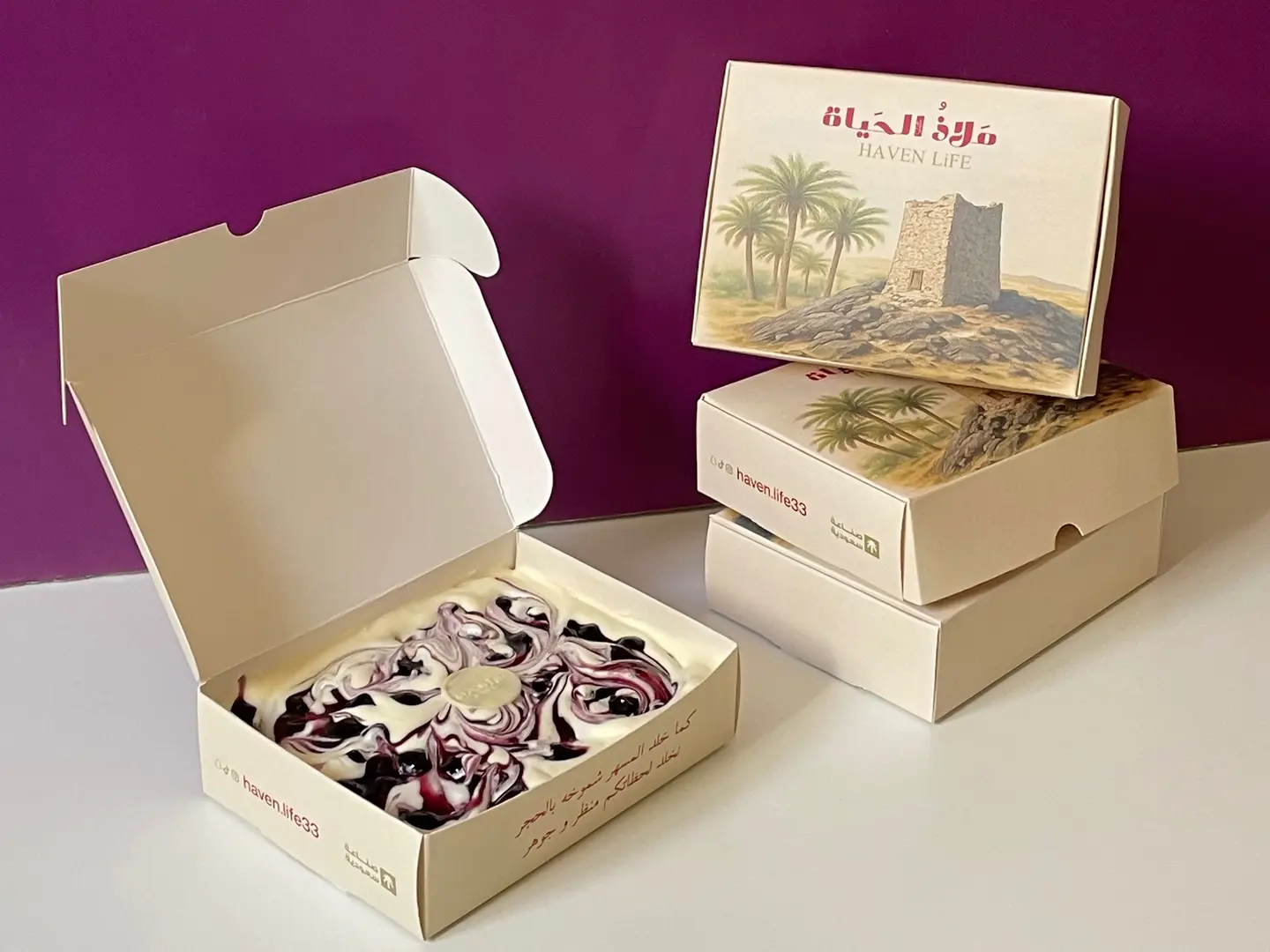 تراميسو توت أزرق صغير