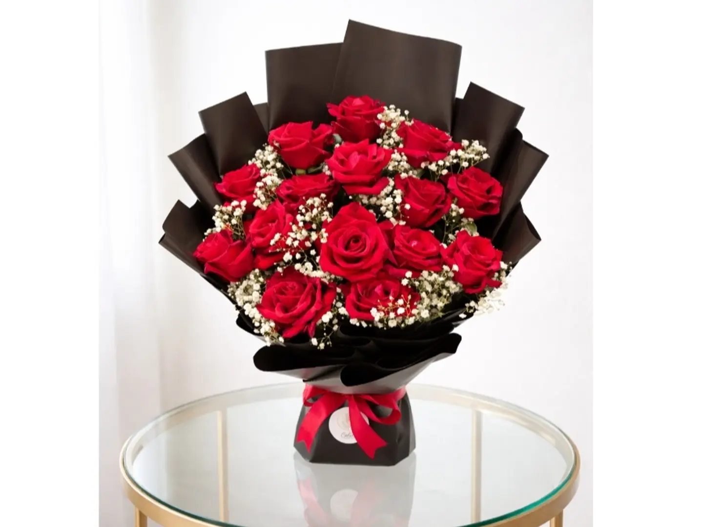 باقة احمر يوم الحب