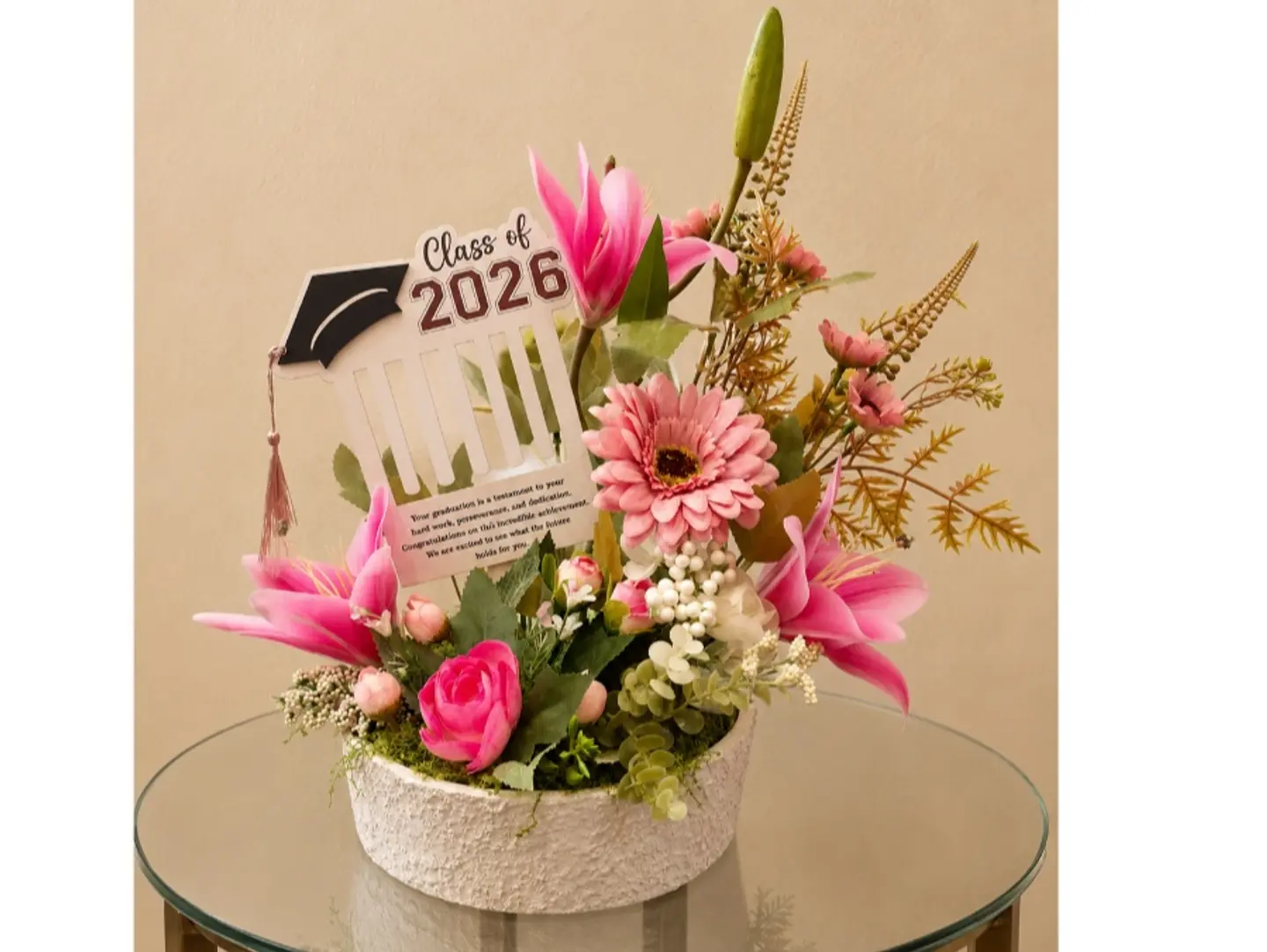 Graduation Arrangement With Money Stand