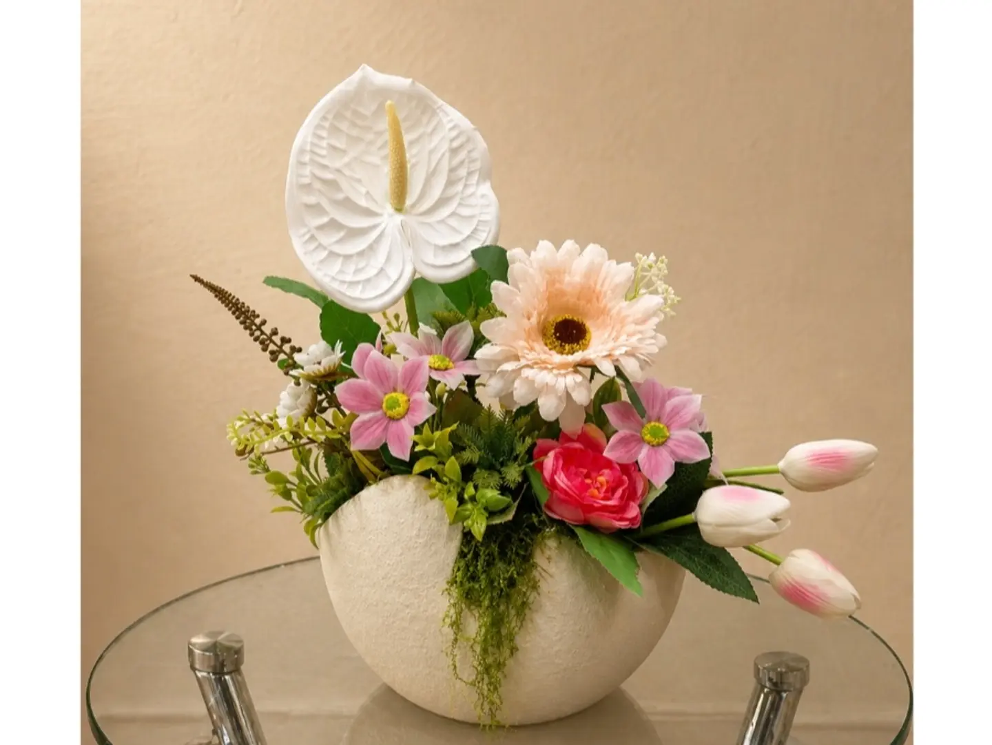 تنسيق ورد صناعي ٣