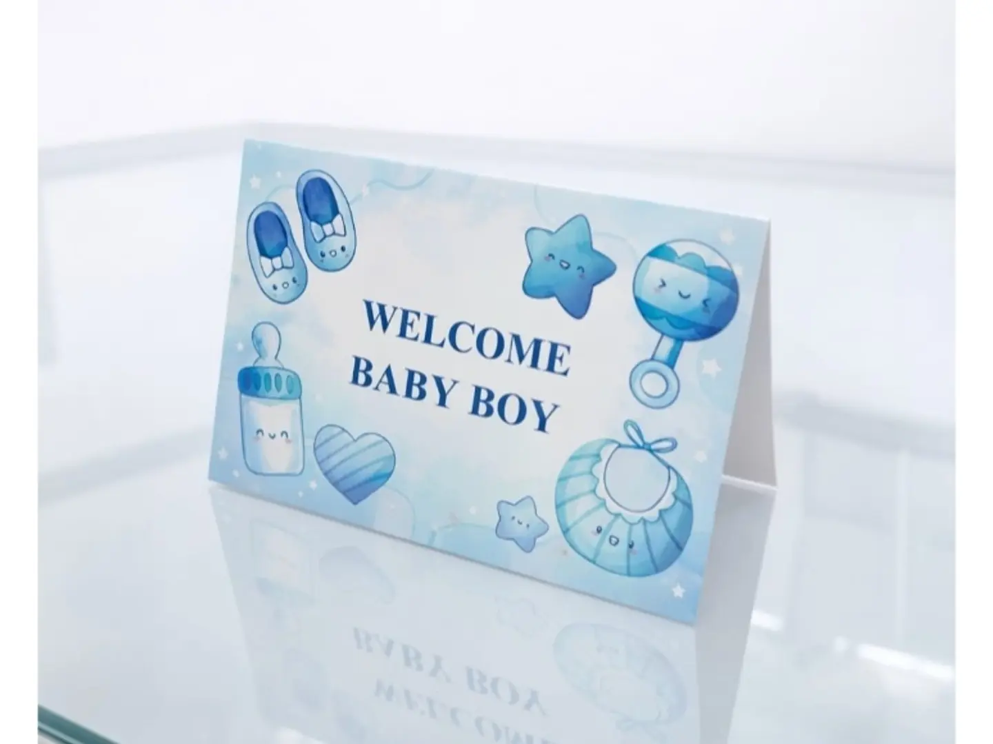 Card Welcome Baby Boy