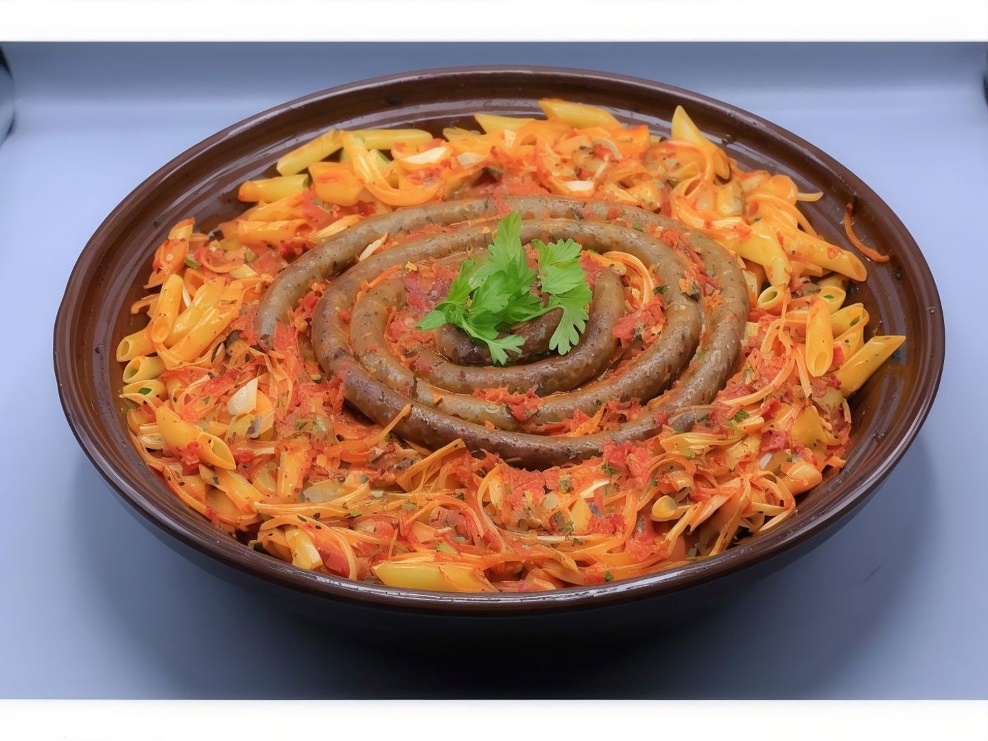 مكرونة بالسجق