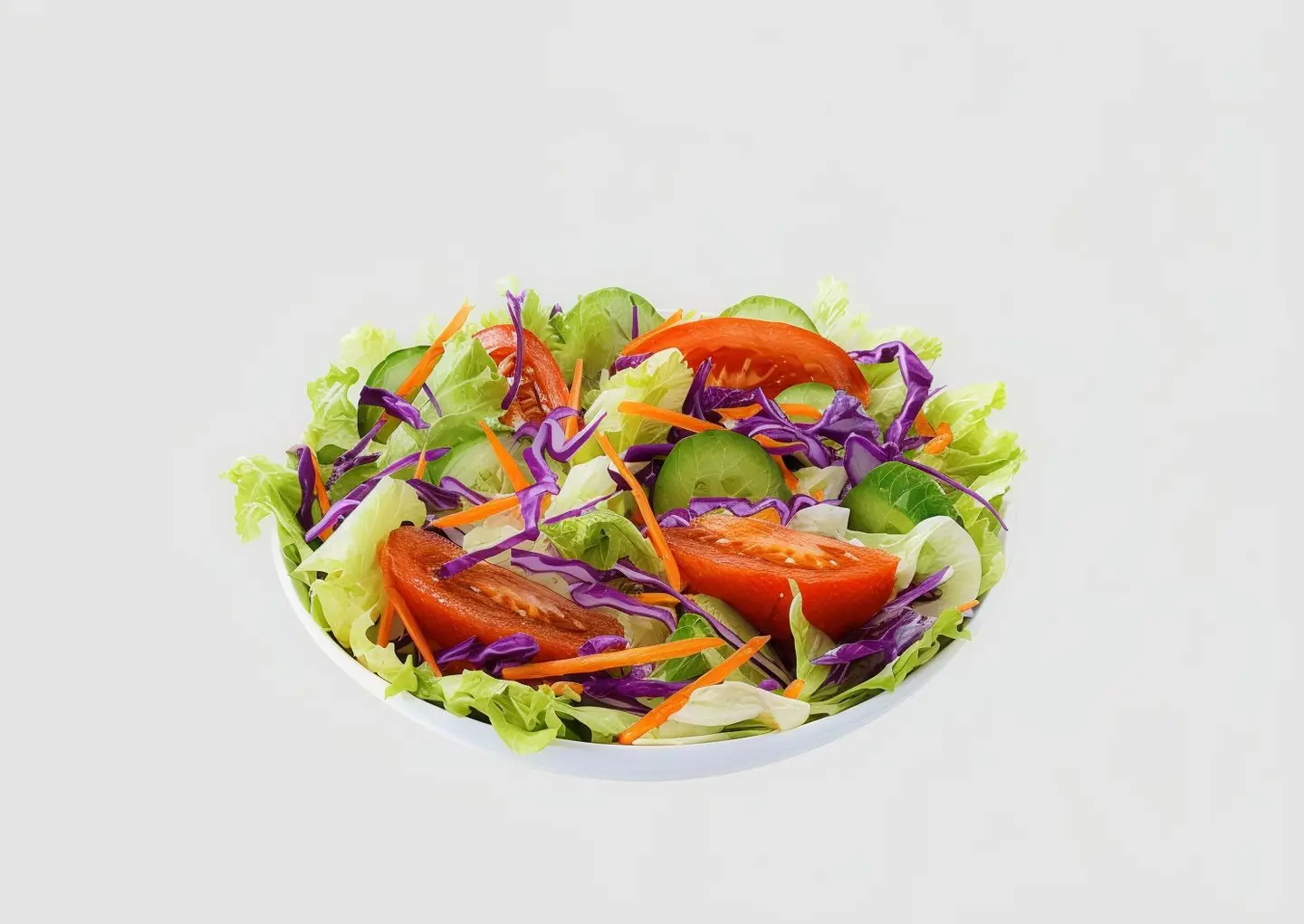 صحن سلطة خضراء