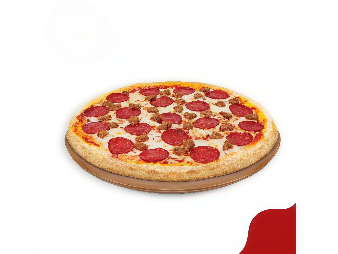 Pepperoni Meat Slices Pizza