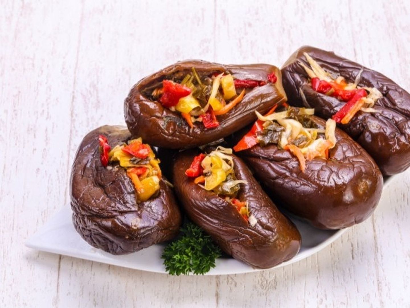 صحن بادنجان مخلل صغير