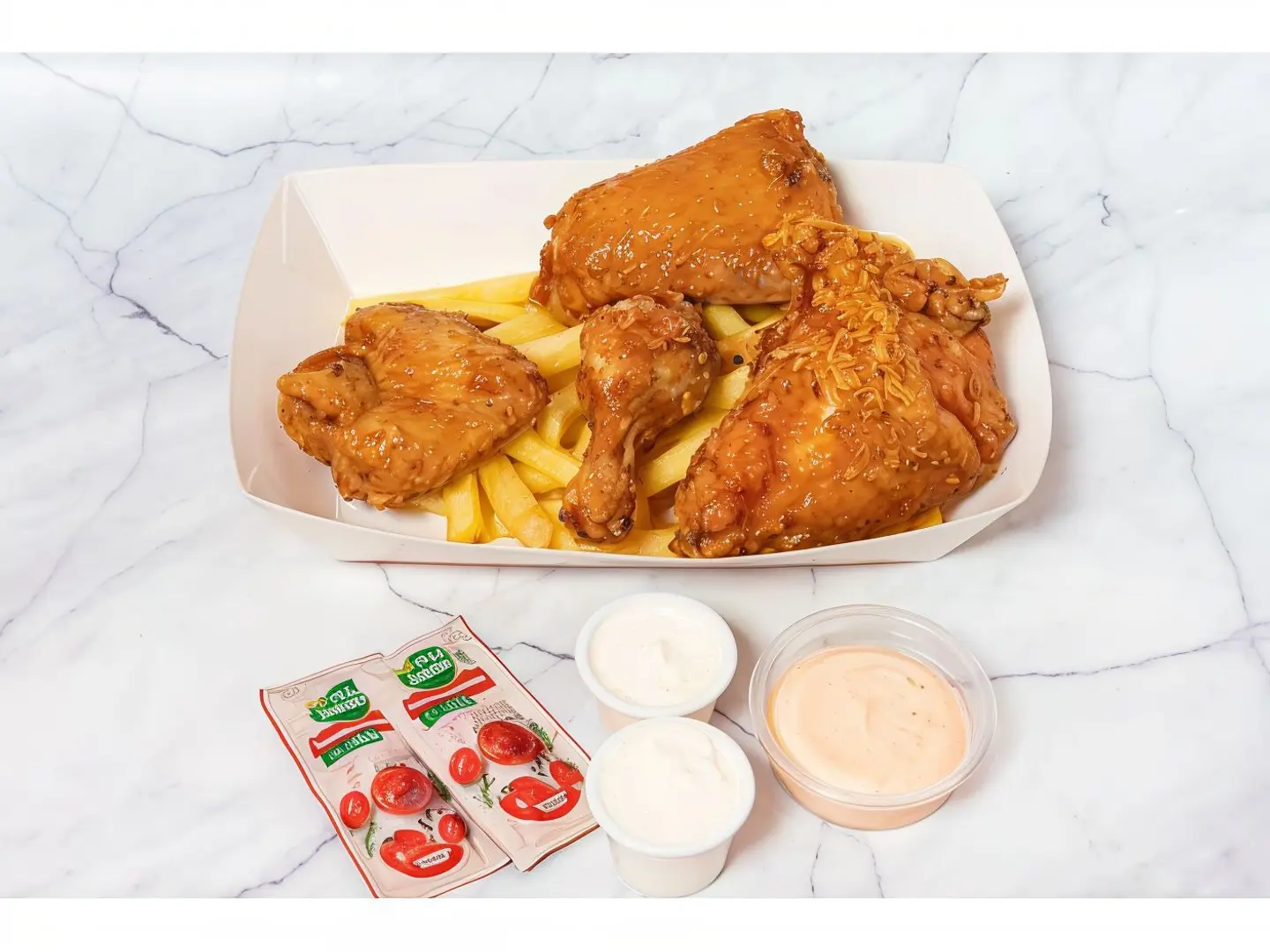 بروستد دجاج حراق