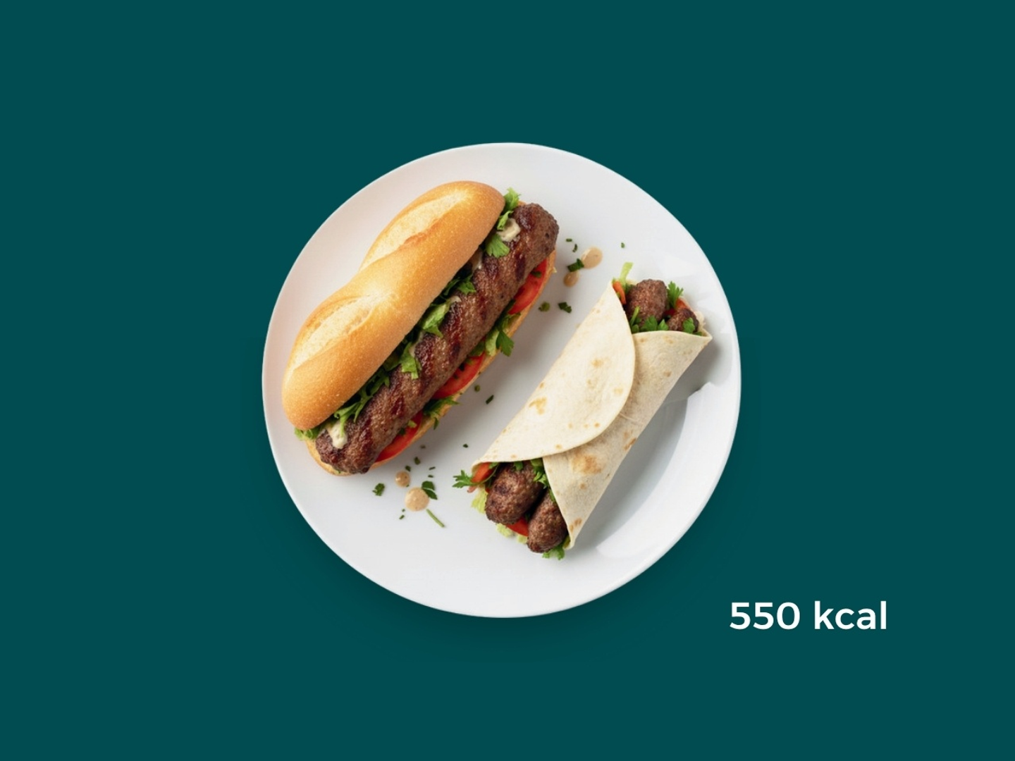 ساندوتش كباب لحم