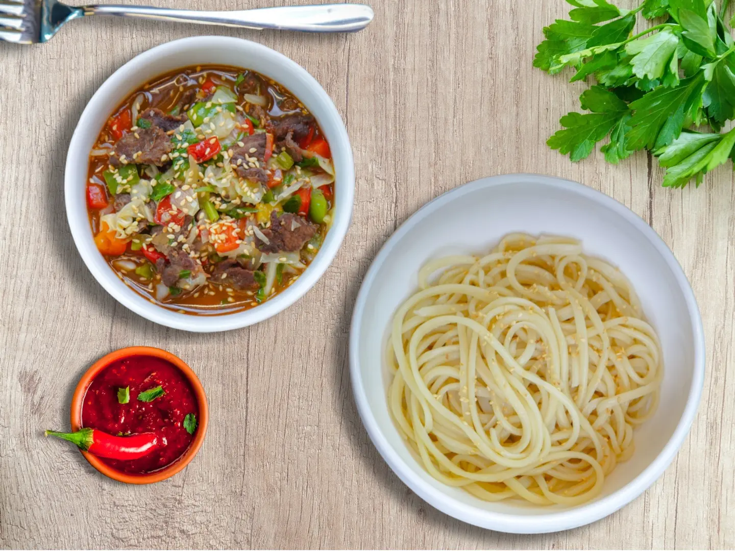 لغمن بالدجاج