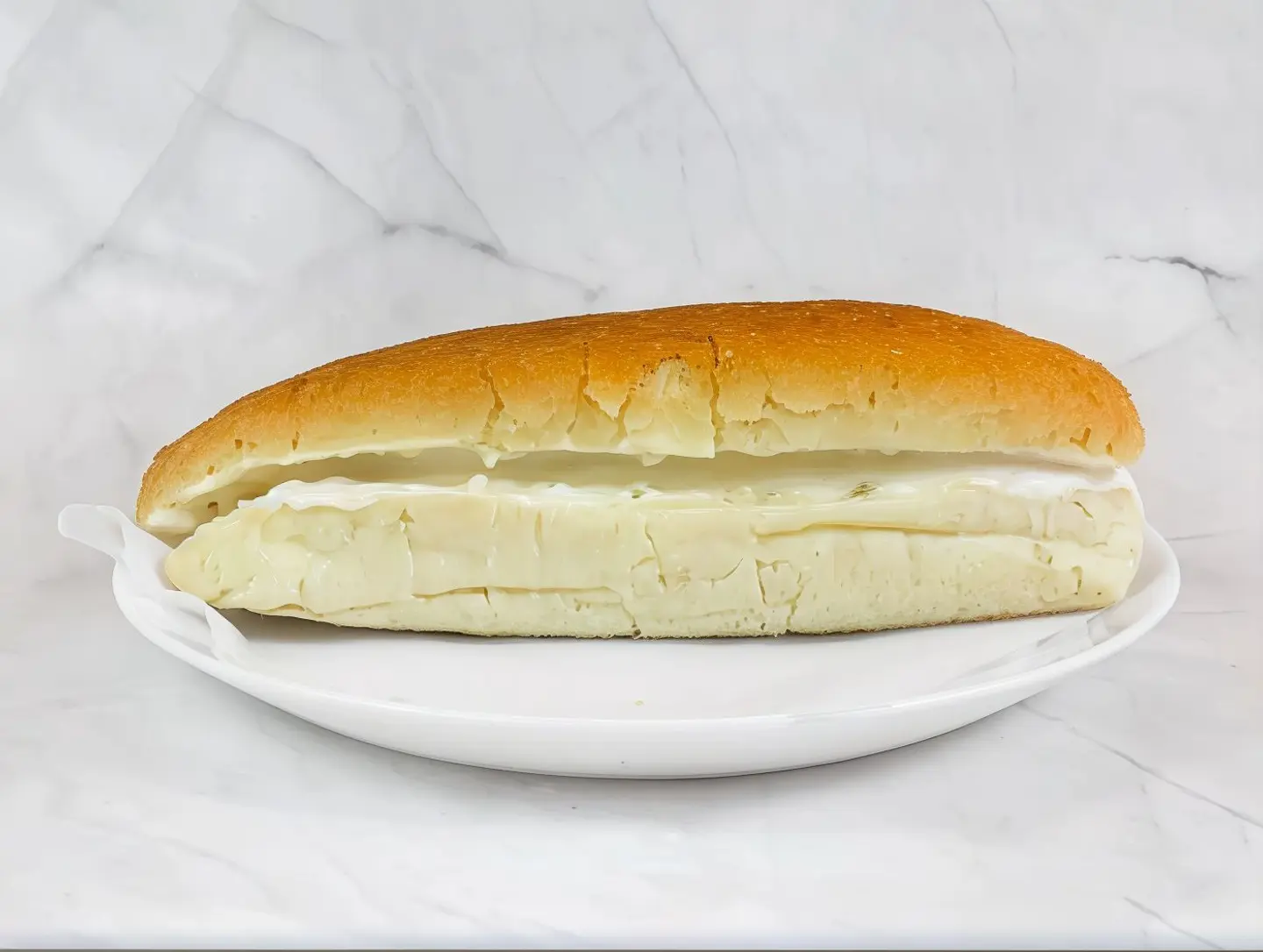 ساندوتش بالجبن السائل
