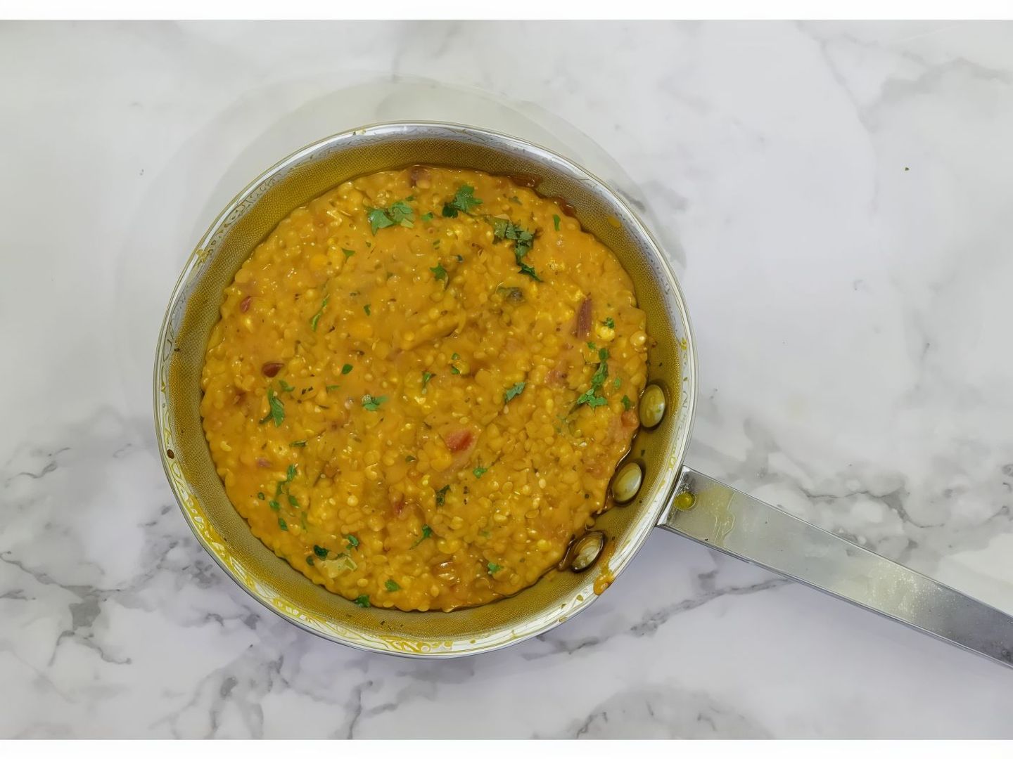 Lentils With Eggs