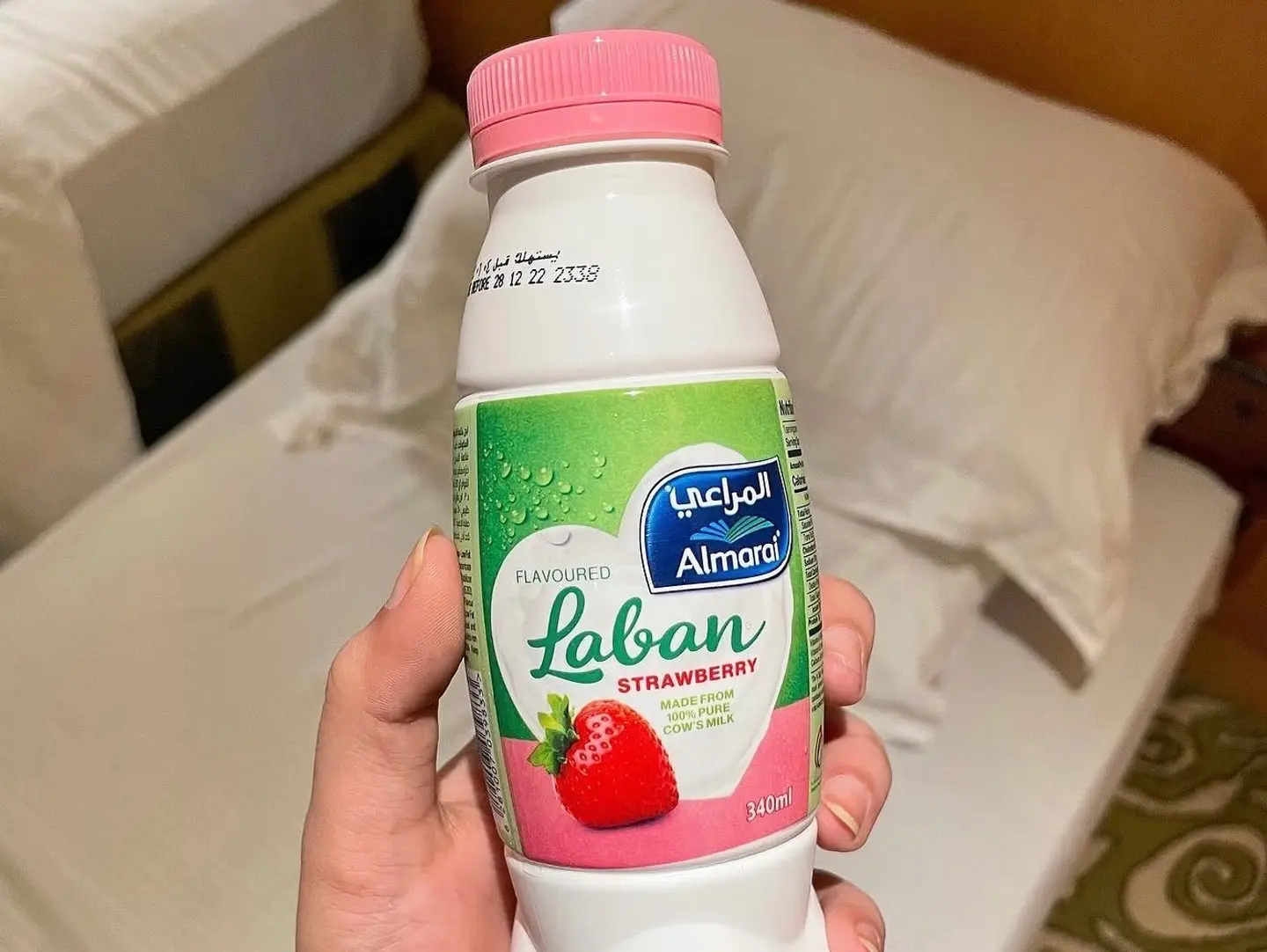 Almarai Strawberry Fresh Laban 340 Ml