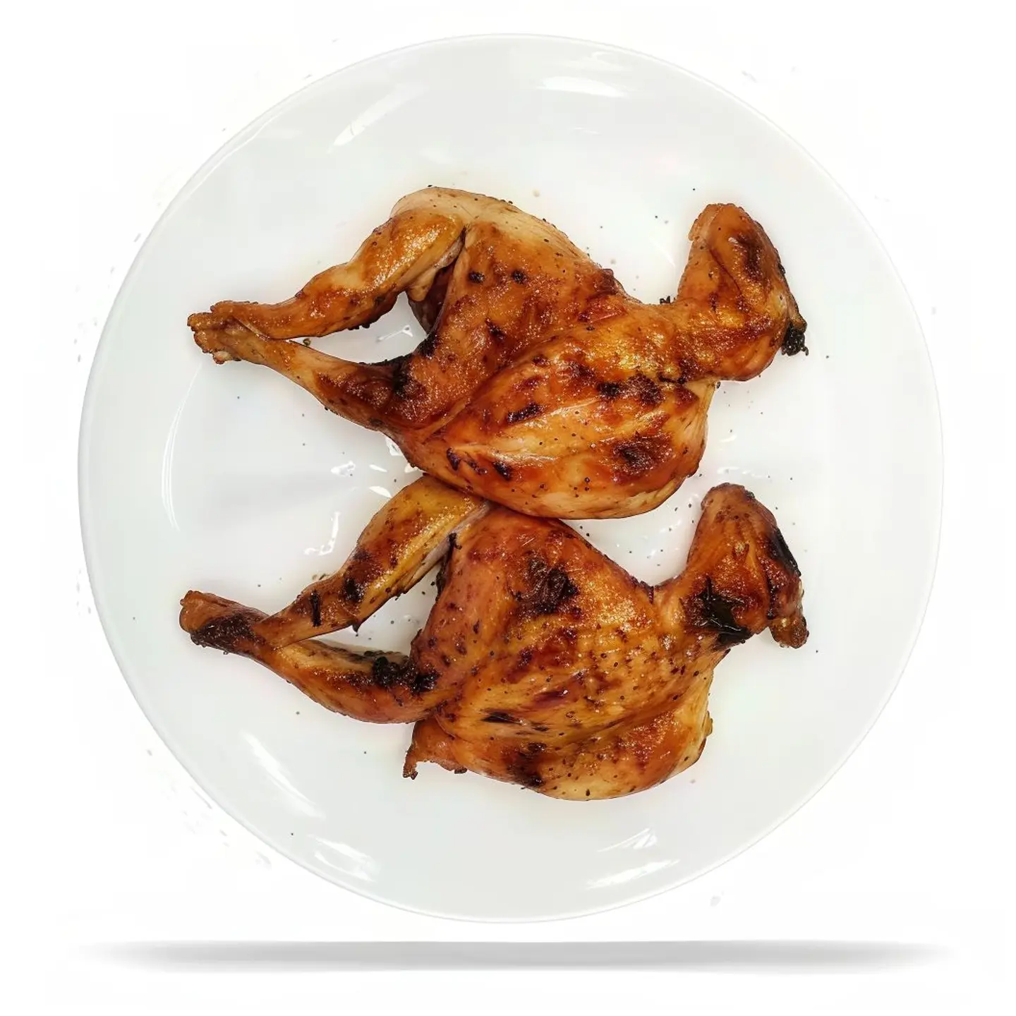 Half Plain Charcoal Chicken