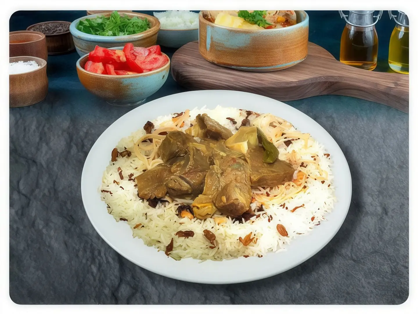 Lamb Barmah With Rice