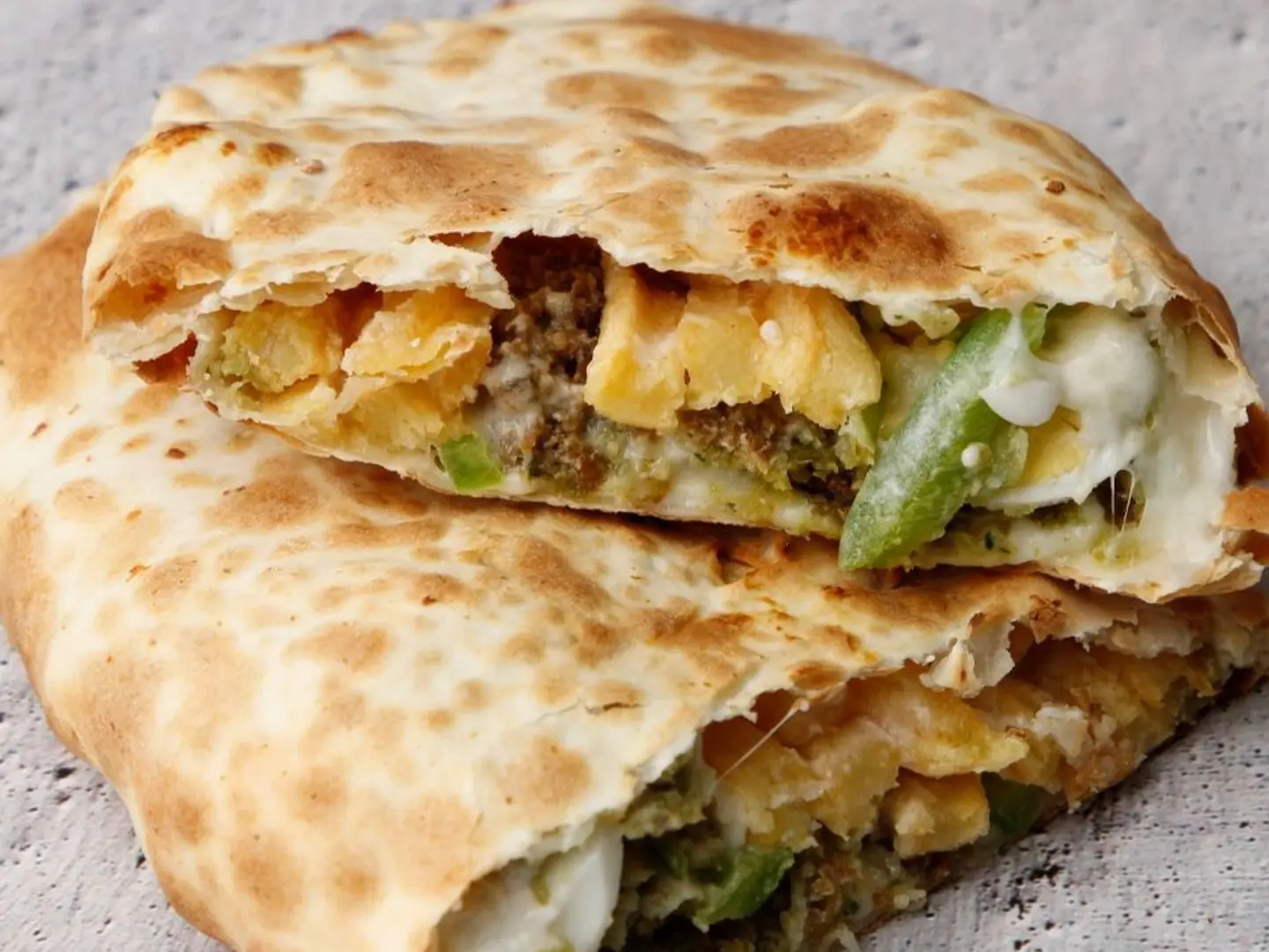 Falafel And Cheese Pie