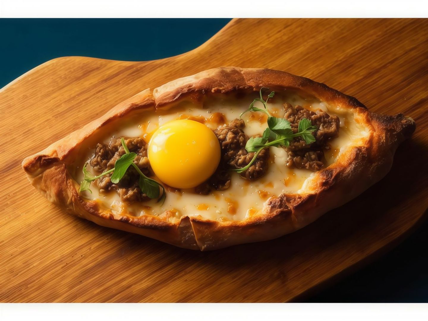 Turkish Pie With Fresh Truffles And Slow Cooked Eggs