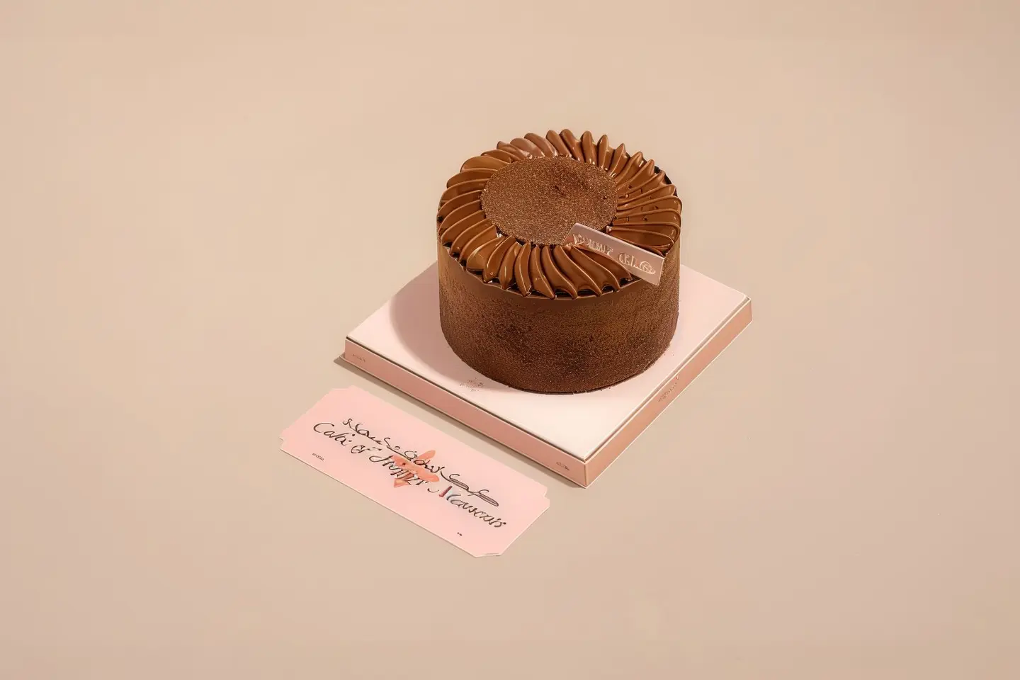 كيكة الشوكولاتة المقرمشة - حجم صغير