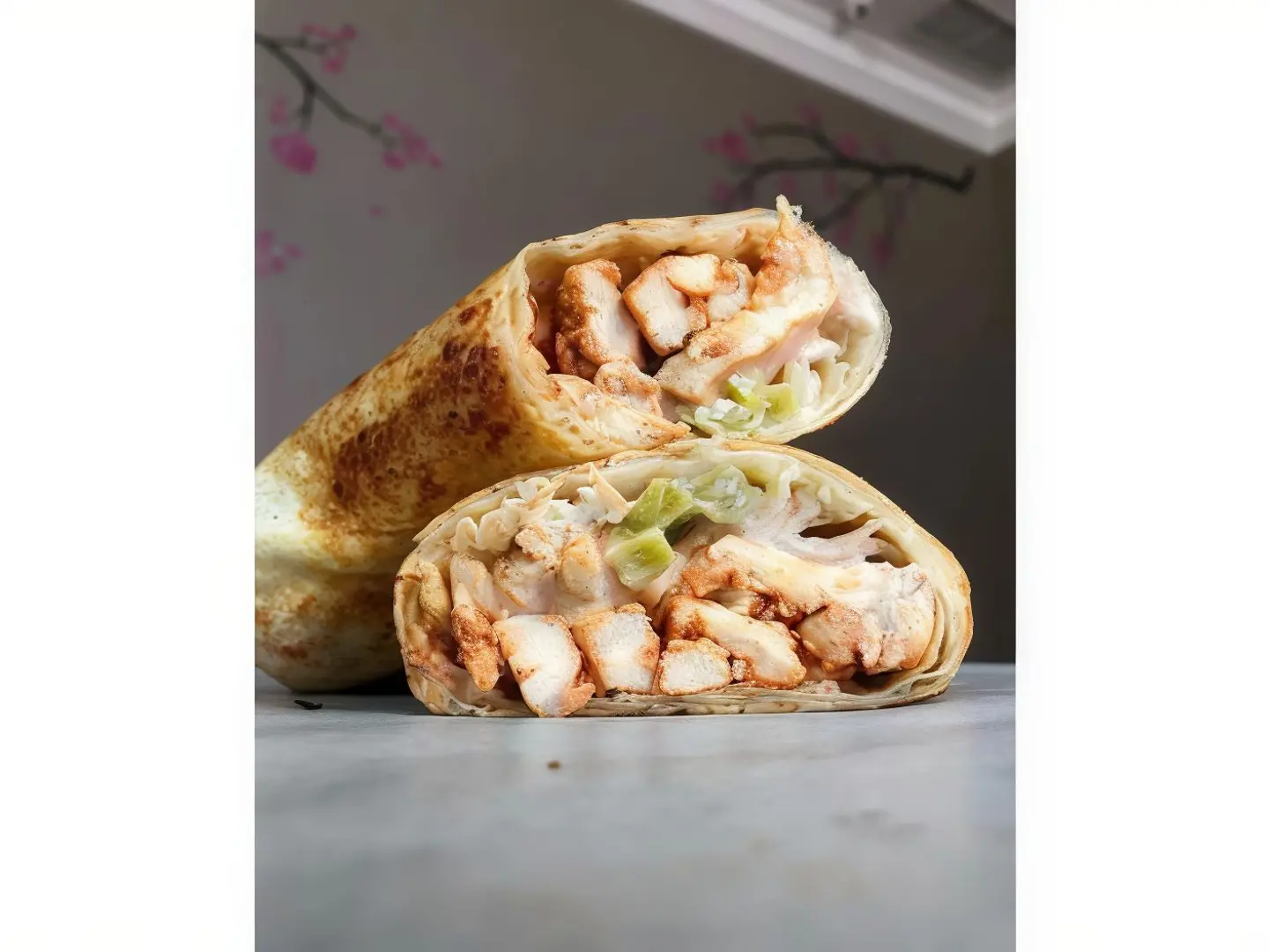 شاورما فطير وسط