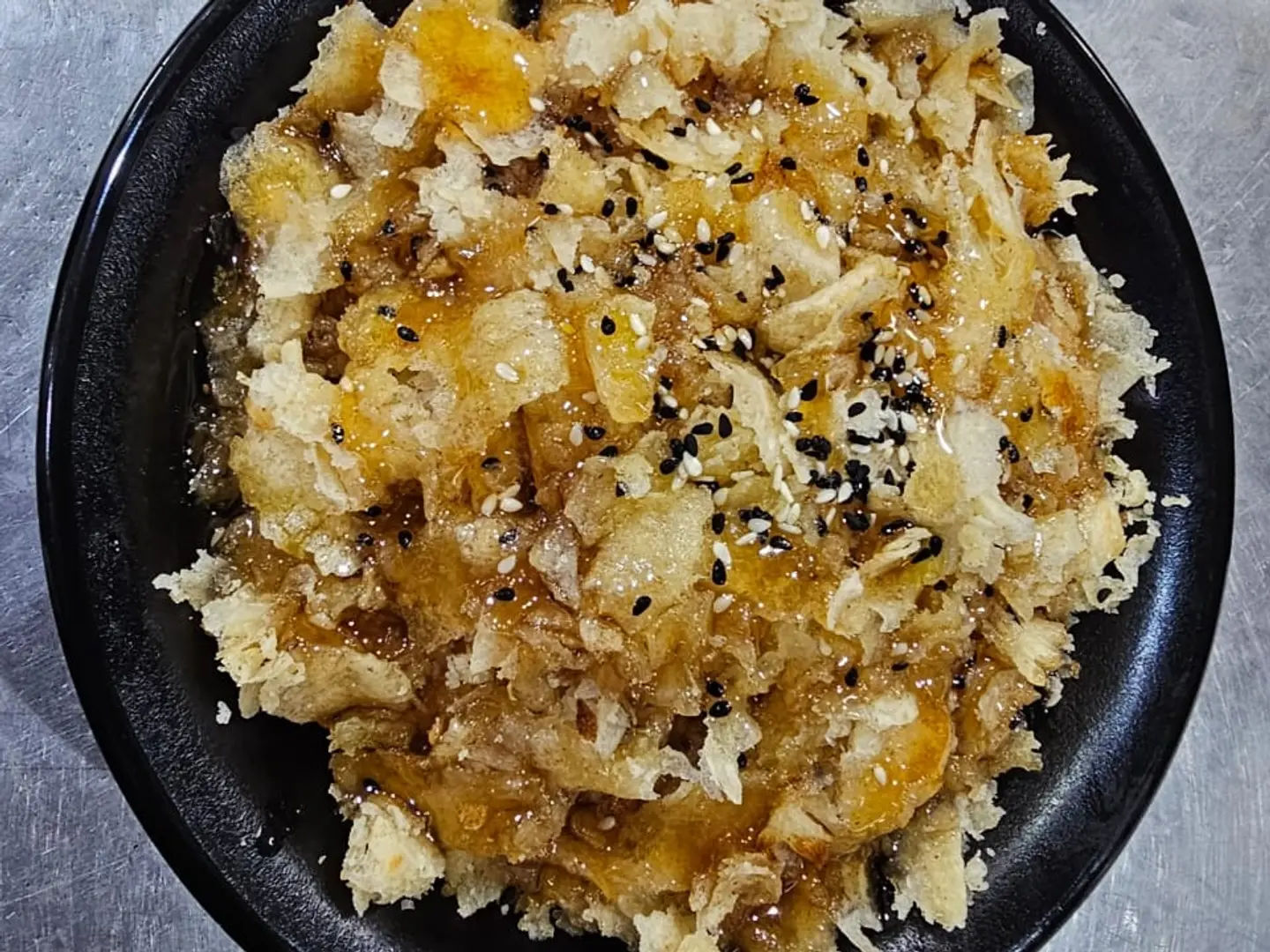 فتة تمر قشطة