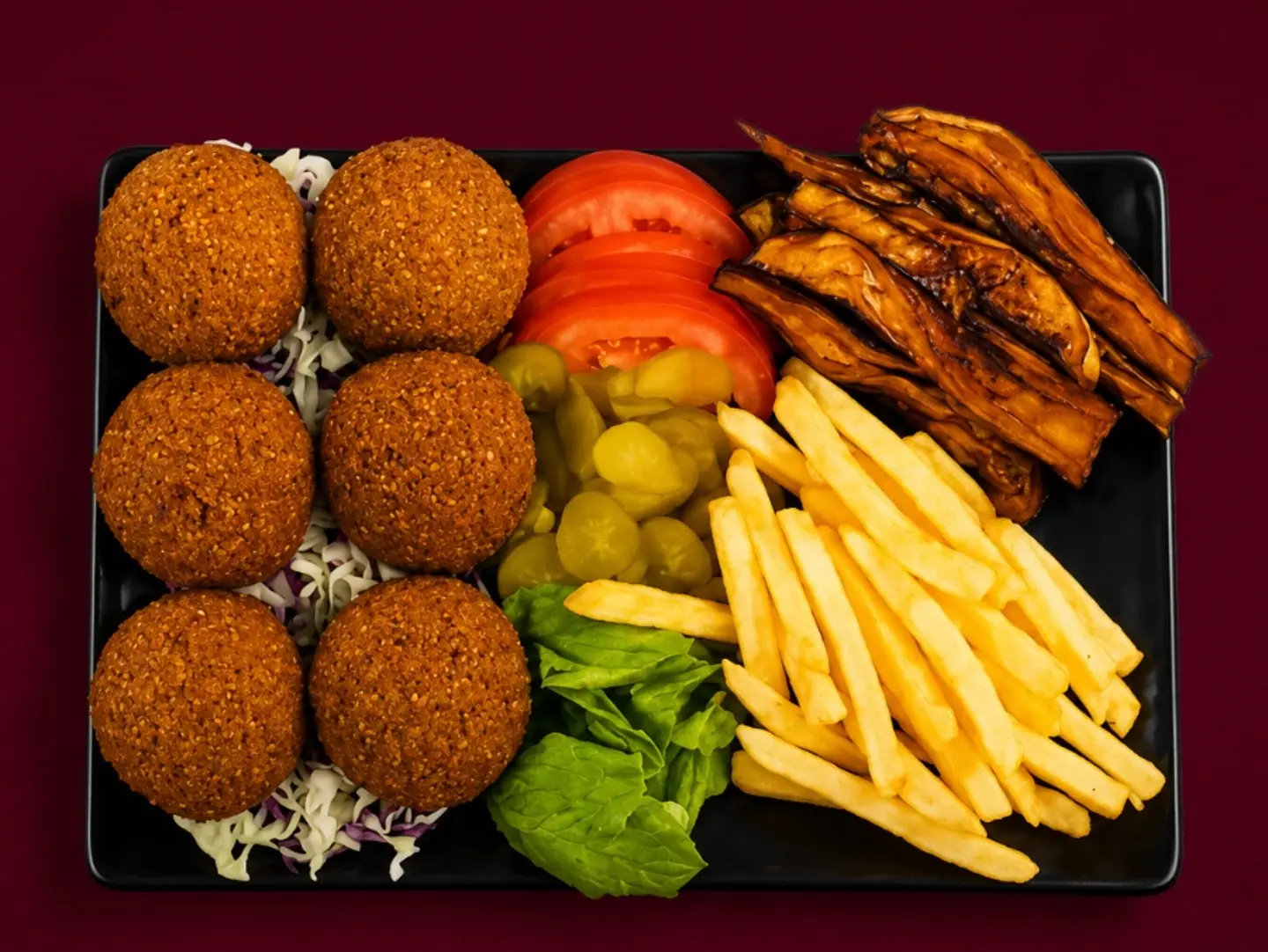Regular Stuffed Falafel Plate
