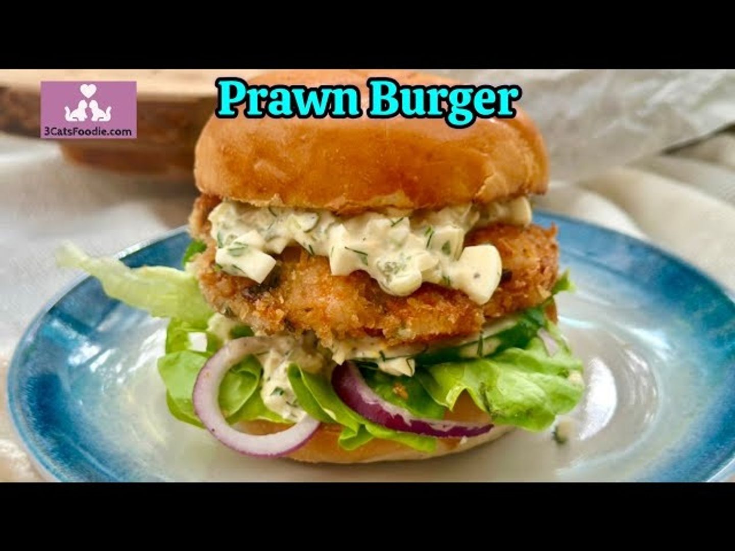 Jumbo Prawns Burger
