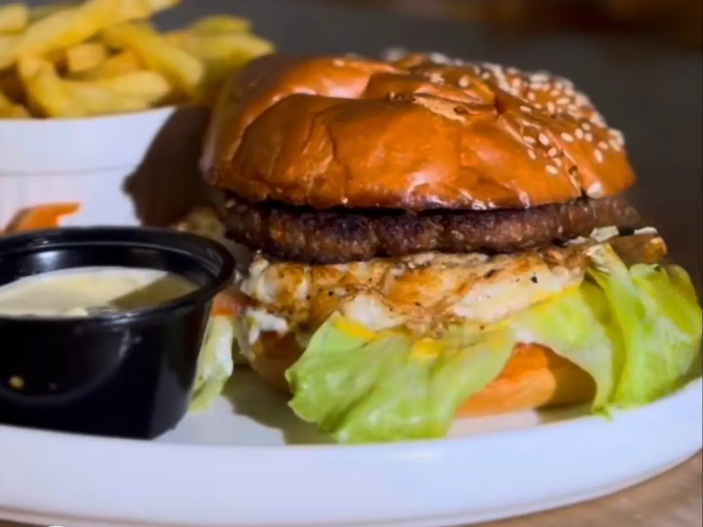 Double Beef Burger Meal