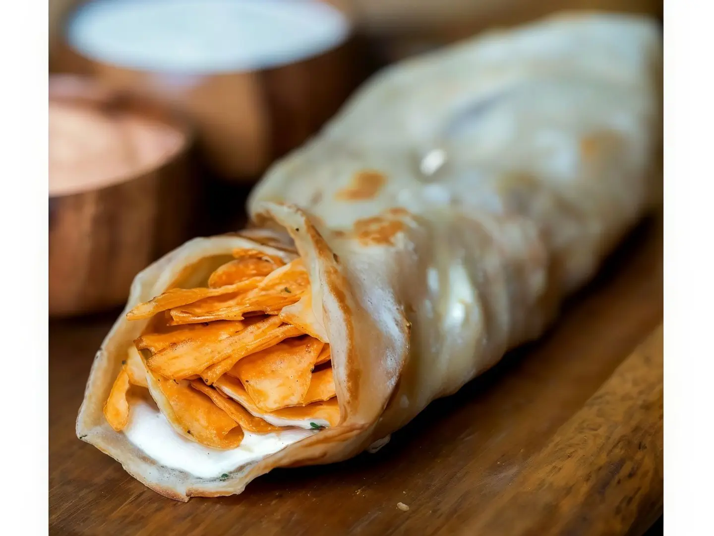 Chips & Cheese Chapatti