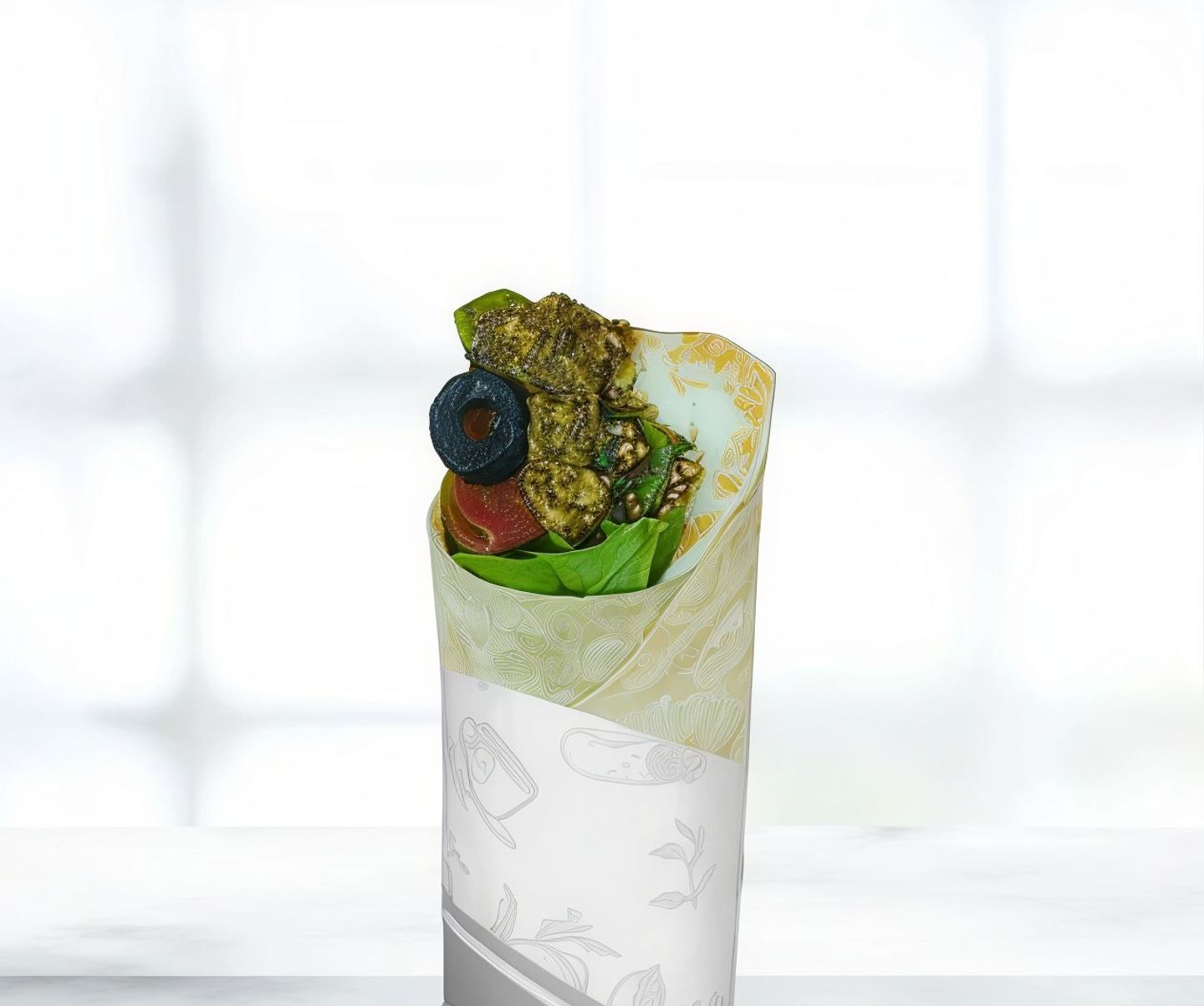 Halloumi Sandwich With Pesto