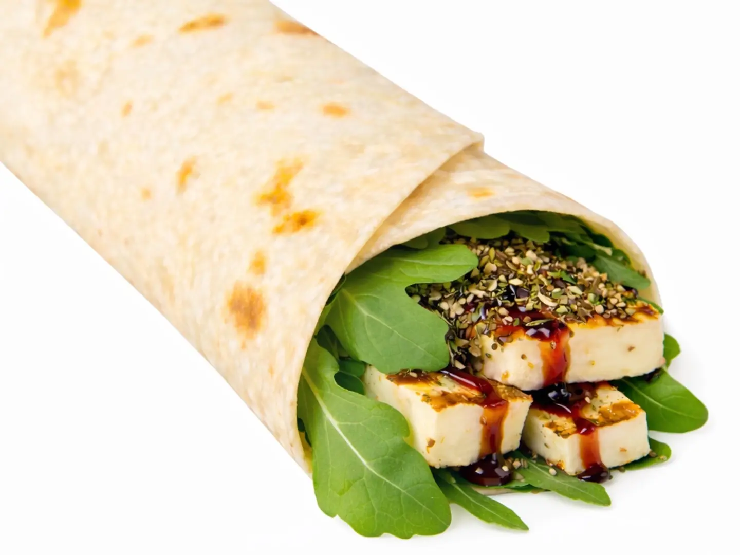 Roll And Tea Halloumi Sandwich