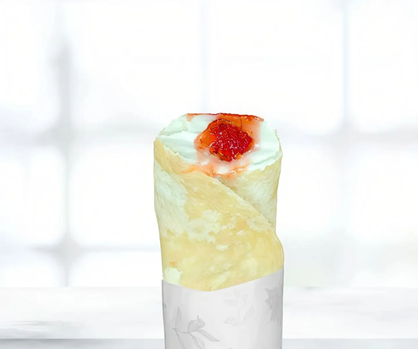 Labneh Sandwich With Jam
