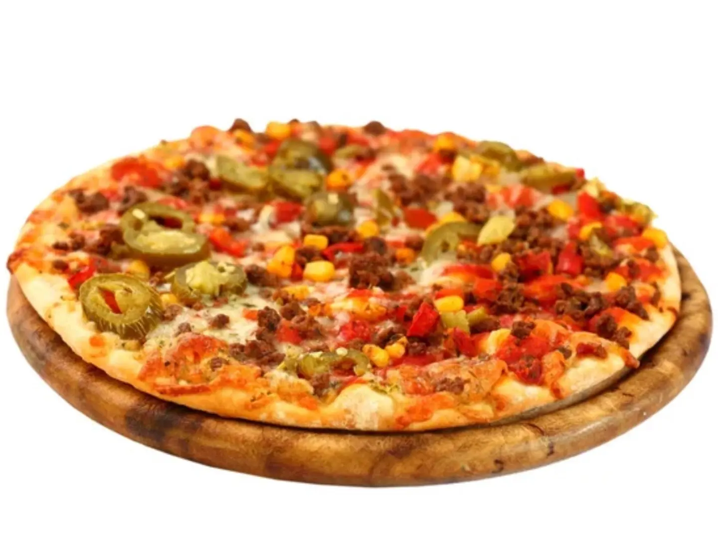 بيتزا دجاج مكسيكي كبير