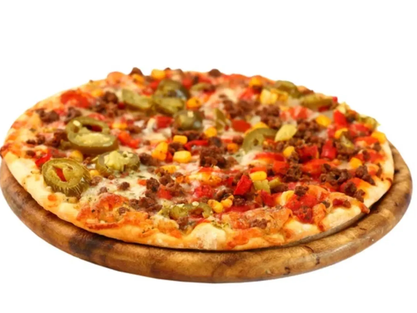 بيتزا دجاج مكسيكي صغير