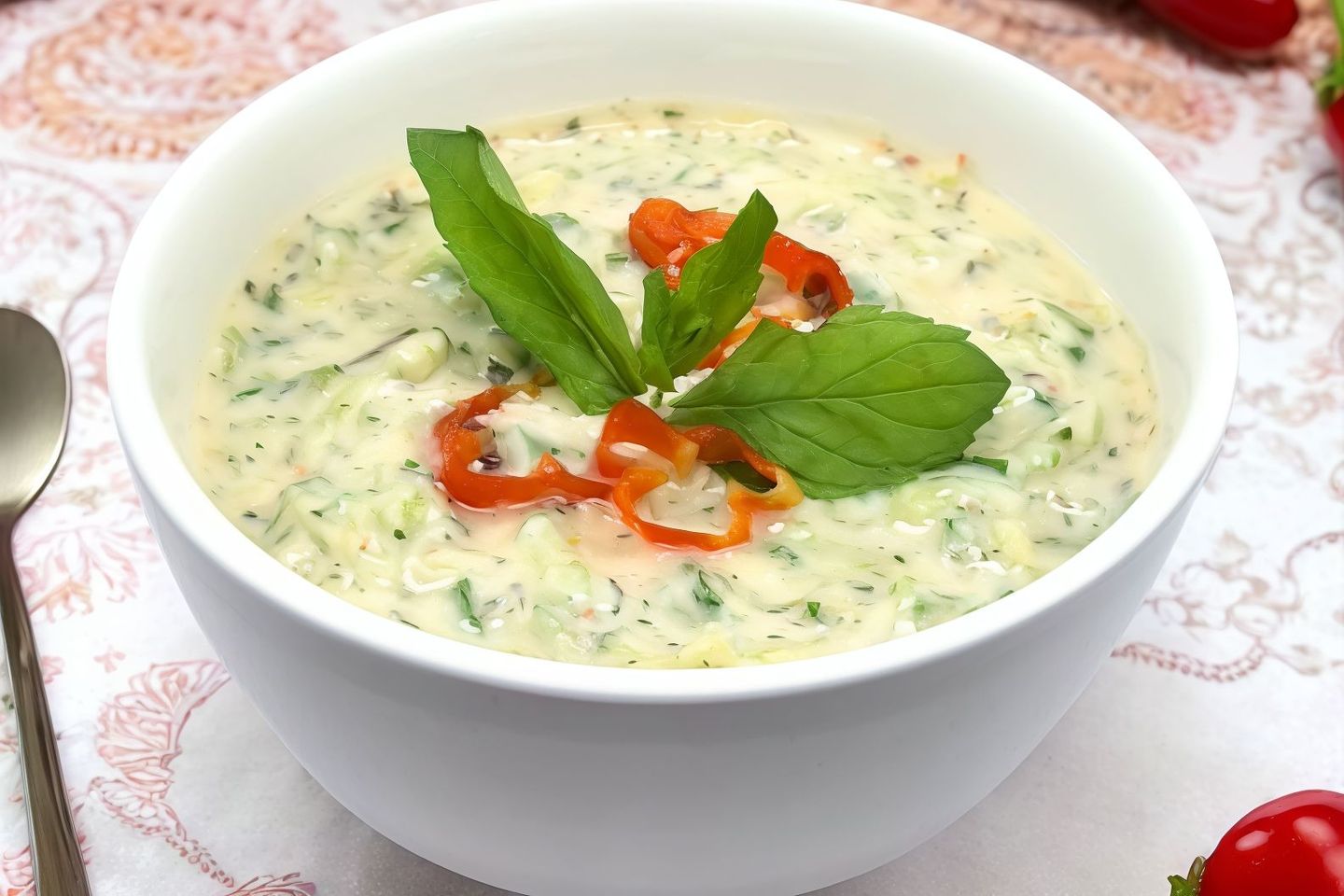 Spicy Laban And Cucumber Salad