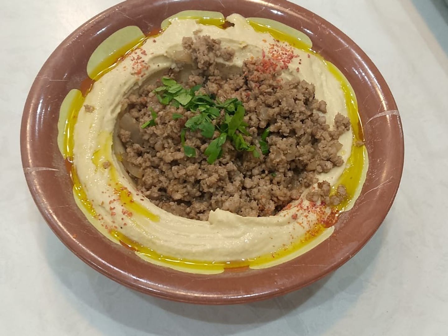 حمص باللحم