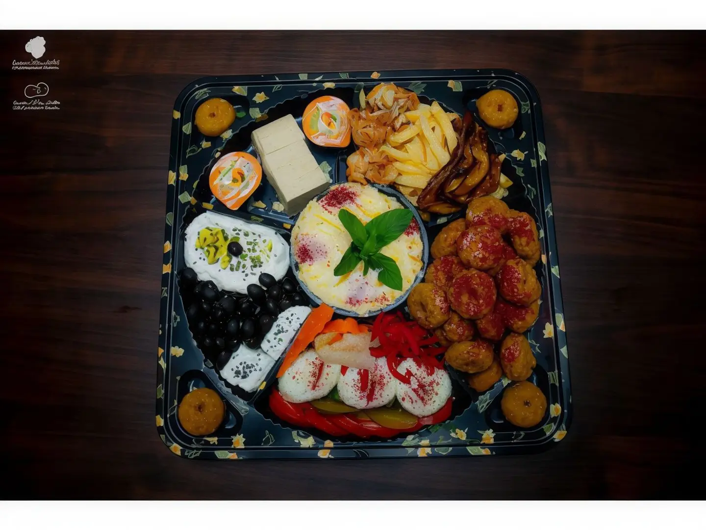 Falafel, Labneh, Olives And Halva Box